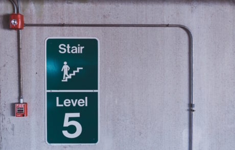 Fire Alarm with Safety Signs